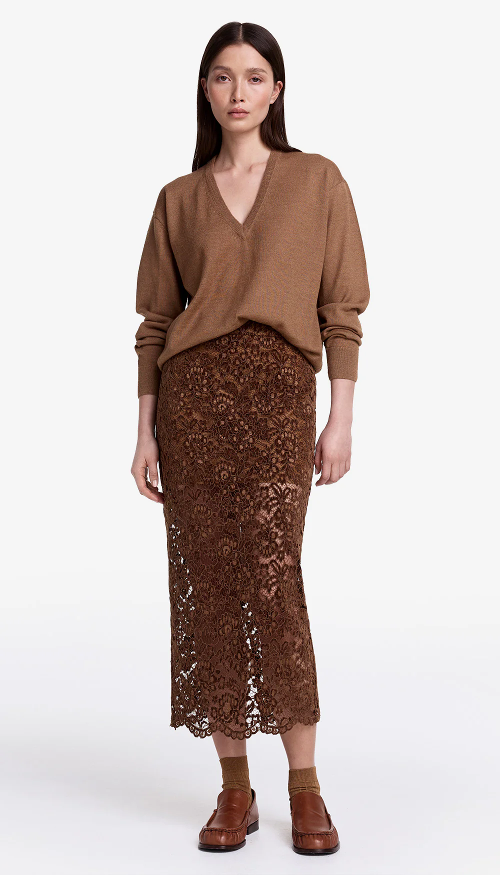Boyfriend V-Neck Sweater - Image 2